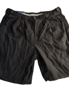 Mens Vintage 90s Black Size 36 Mervyn's Branded Cambridge Classics Cargo Shorts